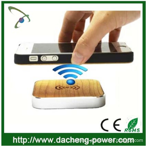 High-end wood design qi charger wireless for lenovo Samsung and iphone